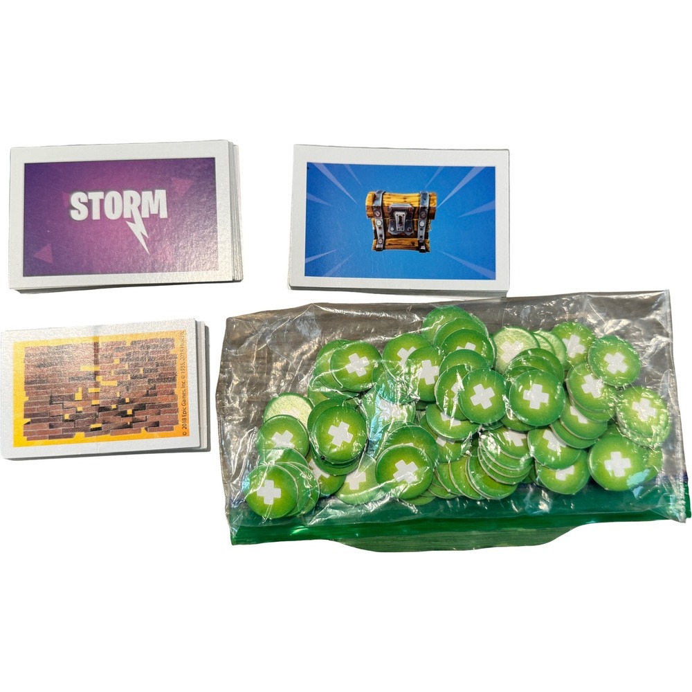 Fortnite Monopoly Board Game Replacement Pieces Storm Chest Wall Cards HP Tokens